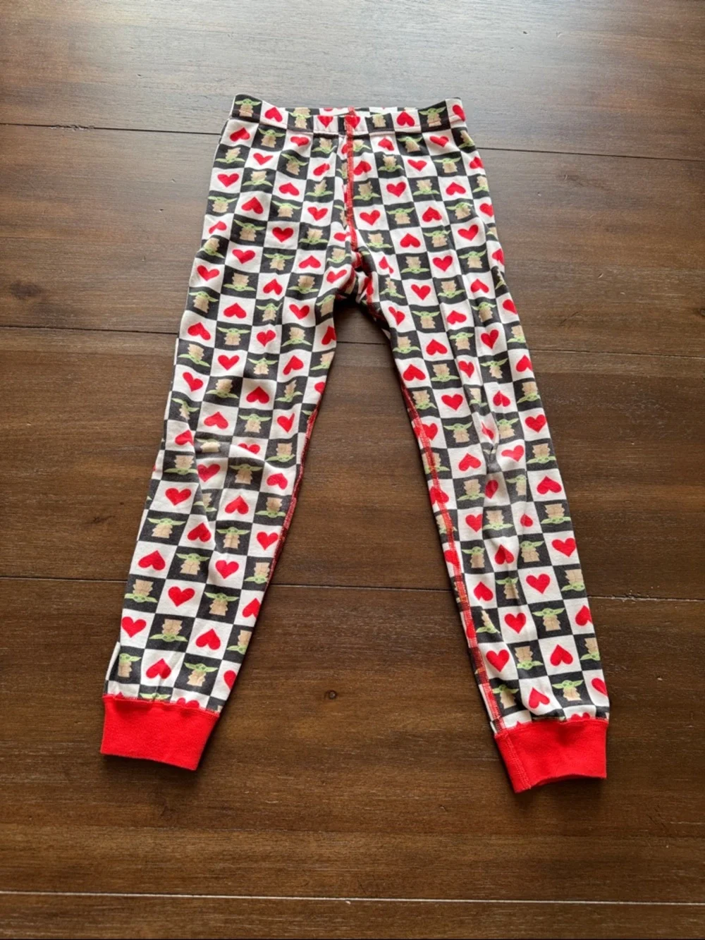 Size 6-7 Hanna Andersson Star Wars Yoda Mandalorian pajamas 100% organic cotton